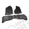 All Terrain Floor Liner Kit, Black; 02-14 Dodge Ram 1500-3500 Quad Cab