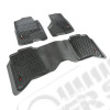 All Terrain Floor Liner Kit, Black; 09-18 Ram 1500-3500 Crew Cab