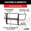 Pare-buffle en acier noir (diamètre tube : 1.5") - Jeep Renegade BU - P1055