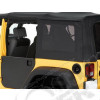 Panneaux de porte extérieur arrière acier noir (la paire) - Jeep Wrangler JK Unlimited (4 portes) - 51804-01