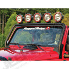 Rampe de lampes portées (jusqu'à 5 phares) couleur noire - Jeep Wrangler JK