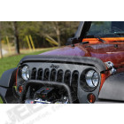Déflecteur d'air de capot moteur (couleur noir mat) pour Jeep Wrangler JK 
