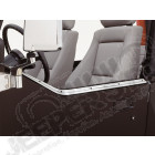 Kit de 2 glissières pour demi-porte en acier inox - Jeep Wrangler YJ