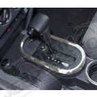 Enjoliveur de levier de vitesses automatique, (couleur: acier / inox (brillant)) , Jeep Wrangler JK