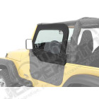 Haut de fenetres pour demi porte acier tubulaire, couleur black denim, Jeep Wrangler TJ
