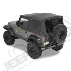 Bâche Supertop NX avec fenêtres teintées - Couleur : Black Denim - Jeep Wrangler YJ