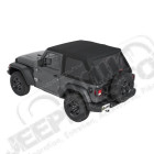 Bache Trektop - Couleur : Black Diamond - Jeep Wrangler JL (2 portes)