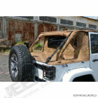 Bâche complète Suntop Cargo Top U4, couleur: Sable (Deep Sand) pour Jeep Wrangler JK Unlimited (4 portes)