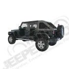 Bâche complète Fastback Top U4, couleur: Khaki (Green Military) pour Jeep Wrangler JK Unlimited (4 portes)
