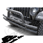 Pare chocs avant tubulaire acier noir (sans emplacement antibrouillard) - Jeep Wrangler JK