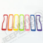 Kit d'inserts multicolore (enjoliveurs) de calandre pour Jeep Wrangler JL (phase 1)