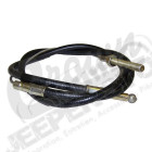 Câble de frein à main, longueur: 44-1/2" / 113.03cm pour Jeep CJ2A , CJ3A , CJ3B , CJ5 , CJ6