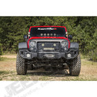 Spartacus Bumper, Front, Satin Black; 07-18 Jeep Wrangler JK