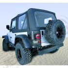 XHD Soft Top, Black Diamond, Tinted Windows; 97-06 Jeep Wrangler TJ