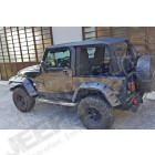 Bâche Top SUNTOP (Partie 1/2) - couleur Black Diamond - Jeep Wrangler TJ