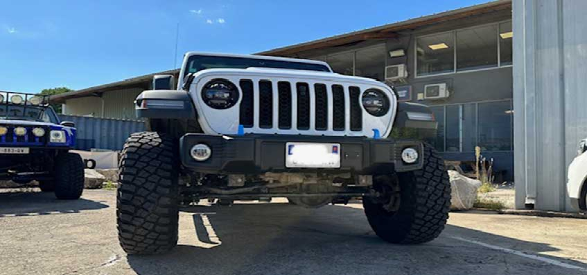 Slide Jeep Wrangler JL Unlimited Rubicon (Blanc - Astruc)