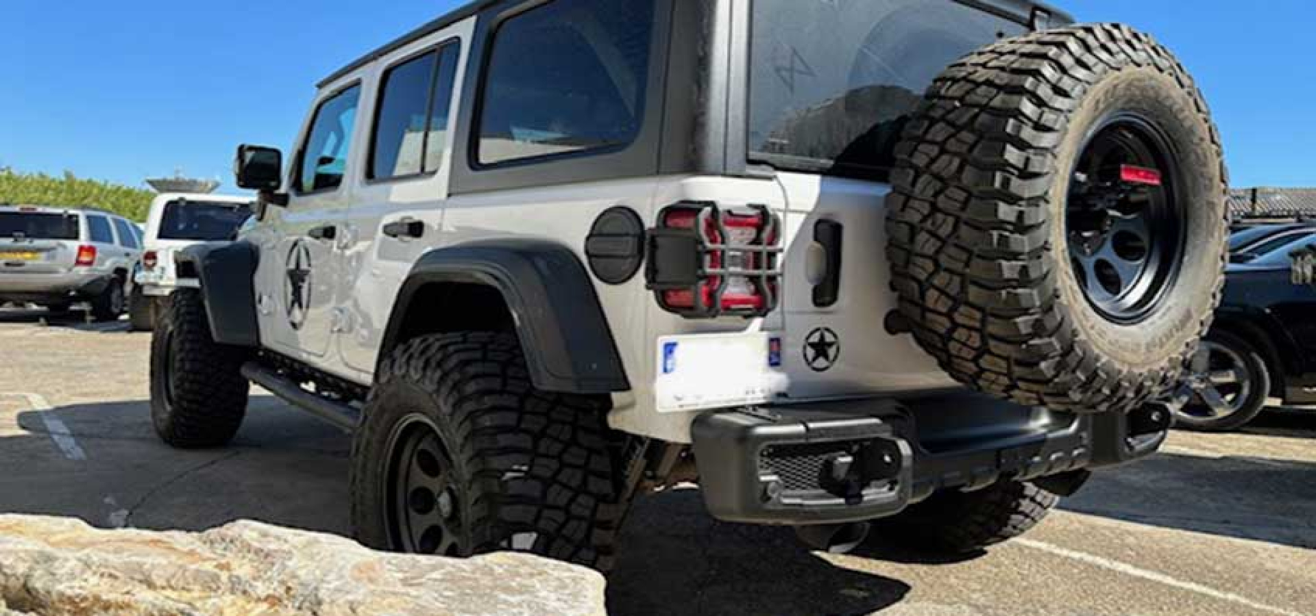 Slide Jeep Wrangler JL Unlimited Rubicon (Blanc - Astruc)