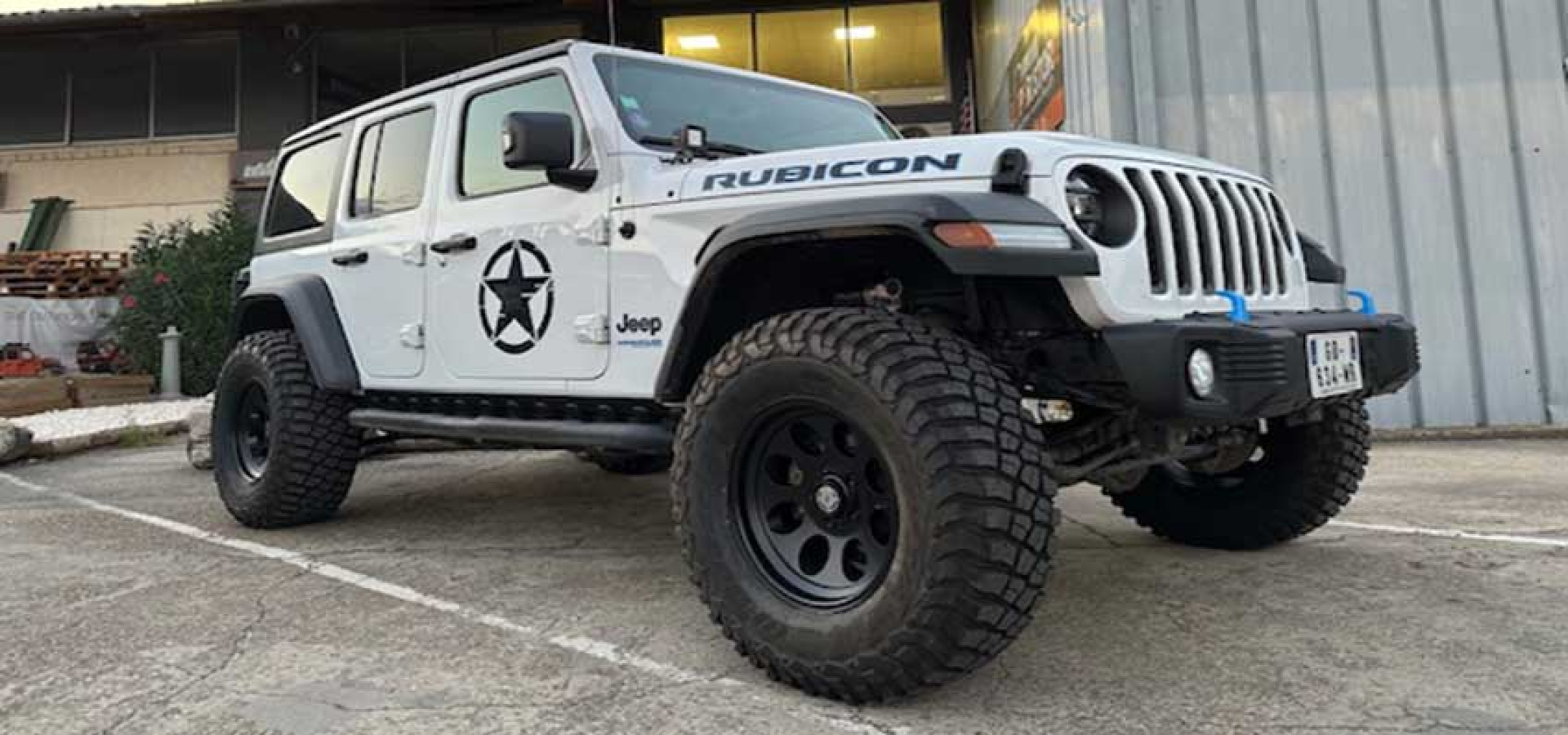 Slide Jeep Wrangler JL Unlimited Rubicon (Blanc - Astruc)