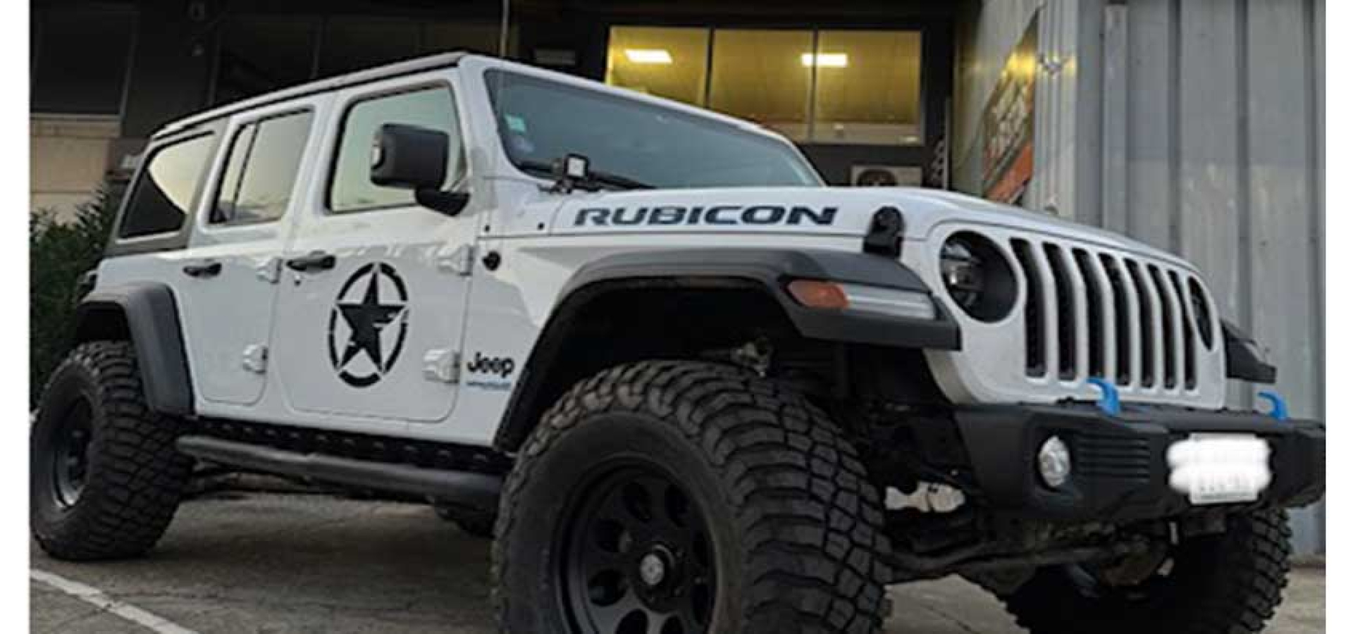 Slide Jeep Wrangler JL Unlimited Rubicon (Blanc - Astruc)